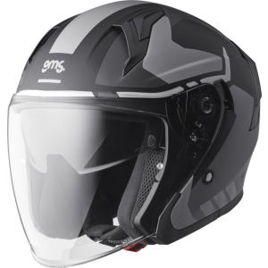GMS Jet Helmet Vectus Graphic black-grey