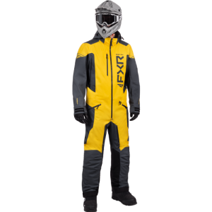 FXR Men Helium Lite Monosuit Asphalt/Sundust - L