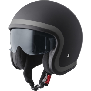 GMS Jet helmet Ride matte black-gray