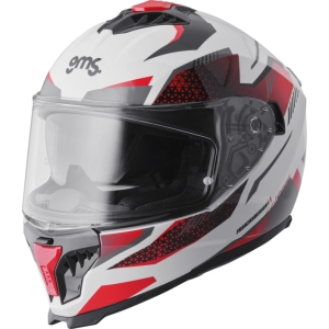 GMS Integral helmet Gelero white-red-gray