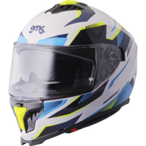 GMS Integral helmet Gelero white-blue-yellow