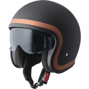 GMS Jet helmet Ride matte black-bronze