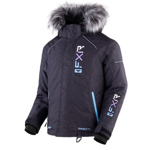 Ch Fresh Jacket Black Heather/Sky Blue-8