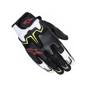 Alpinestars Fighter Air Gloves Black/White/Yellow Fluo/Red