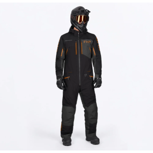 FXR Men Vertical MTX Lite Monosuit Black/Asphalt/Kash M