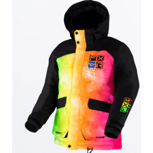 FXR Youth Kicker Jacket Sherbert Ink/Black M