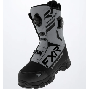 FXR Helium Dual BOA Boot Black/Steel 10M/12W