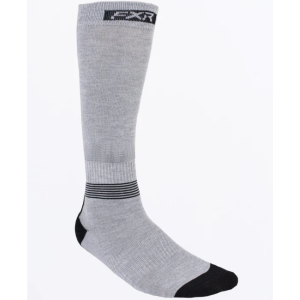 FXR Mission Performance Socks Grey Hthr/Black