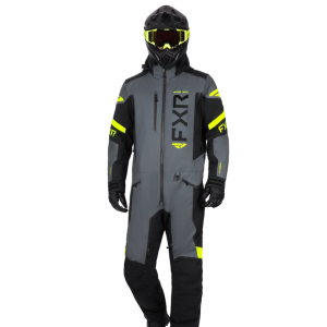 FXR Men Helium Lite Monosuit Charcoal/HiVis - M