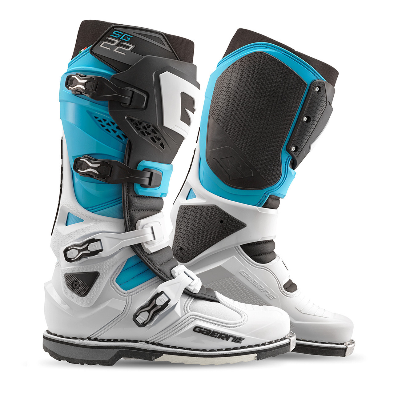 SG22 WHITE/BLACK/LIGHT BLUE LE