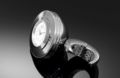 Highway Hawk handlebar watch space, white face