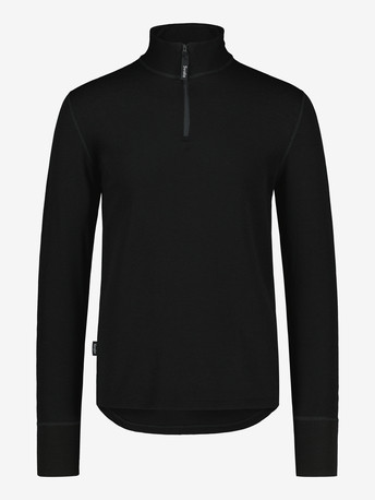 SVALA Merino Extreme Zip-Neck unisex black