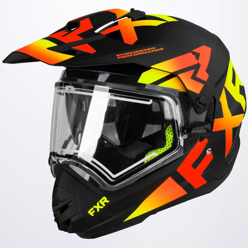 HELMET WITH E SHIELD & SUN SHADE