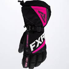 FXR Women's Fusion Snowmobile Gloves Fuchsia Pink 