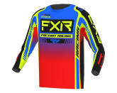 FXR Racing Clutch Pro MX Youth Motocross Jersey-Pro Blue/Hi-Vis/Red