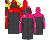 AMOQ Racing Pit Coat Black/Red