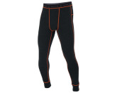 AMOQ 100% Merino Base Layer Pants Gray/Orange