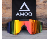 AMOQ Comet Sunglasses Black - Red Mirror