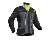 Lindstrands Textile Jacket Myrvik Grey/Black/Yellow