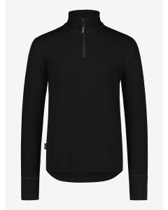 SVALA Shirt Merino Extreme Zip-Neck black