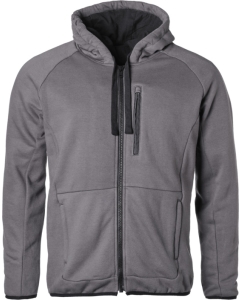 Hoodie Aras Zip grey