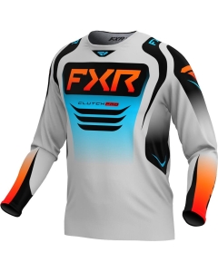 Clutch Pro MX Jersey Grey/Sky/Orange