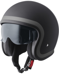 GMS Jet helmet Ride matte black-gray