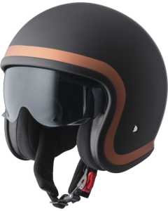 GMS Jet helmet Ride matte black-bronze