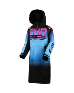 W Warm-Up Coat 23-Black-Blue Fade/E Pink Fade-XL