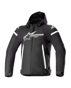 Alpinestars Textile Jacket Zaca Waterproof Black/White