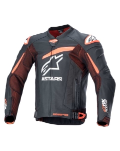 Alpinestars Leather Jacket GP Plus R v4 RK Black/Red Fluo