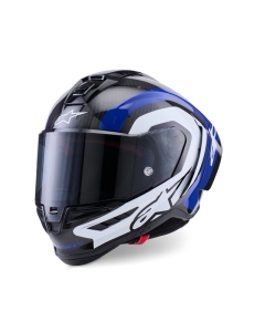 Alpinestars Helmet Supertech S-R10 Arius Black/White/Blue