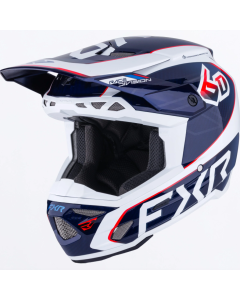FXR 6D ATR-3 FIM Helmet White/Red/Blue M