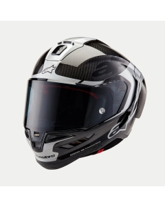 Alpinestars Helmet Supertech R10 Element Black/Carb/Silver