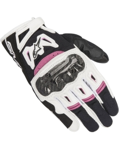 Alpinestars Stella SMX-2 Air Carbon V2 Gloves Black/White/Fuchsia