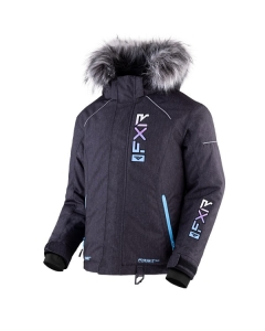 Ch Fresh Jacket Black Heather/Sky Blue-8