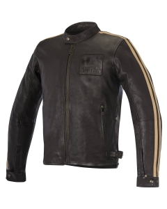 Alpinestars Charlie Leather Jacket Brown Sand