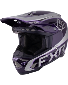 FXR 6D ATR-3 FIM Helmet Grey/Purple