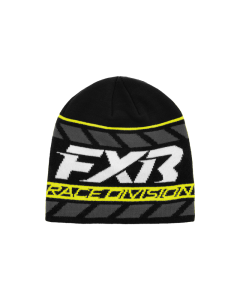Race Division Beanie 25-Black/Hivis-Yth