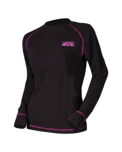 Women Pyro Thermal Longsleeve Black/Elec Pink