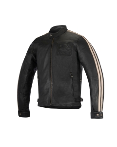 Alpinestars Charlie Leather Jacket Black Sand