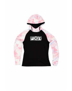 Women Trainer Lite Tech PO Hoodie Black/Dusty Rose Ink