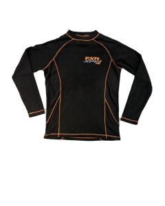 Men Pyro Thermal Microfleece Top Black