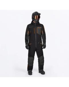 FXR Men Vertical MTX Lite Monosuit Black/Asphalt/Kash M