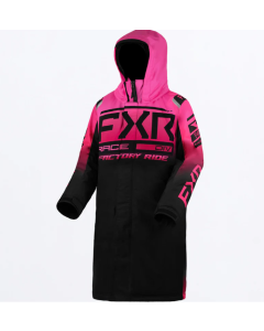 Youth Warm-Up Coat Black/E Pink