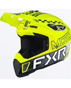 Clutch Race Div MX Helmet HiVis