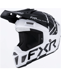Youth Clutch MX Helmet White/Black