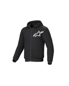 ALPINESTARS HOODIE CHROME V2 BLACK/WHITE
