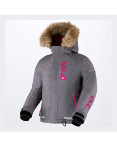Ch Fresh Jacket Mid Grey Heather/Fuchsia-4