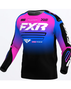 Kids Clutch MX Jersey 25-Black/Blue/Pink